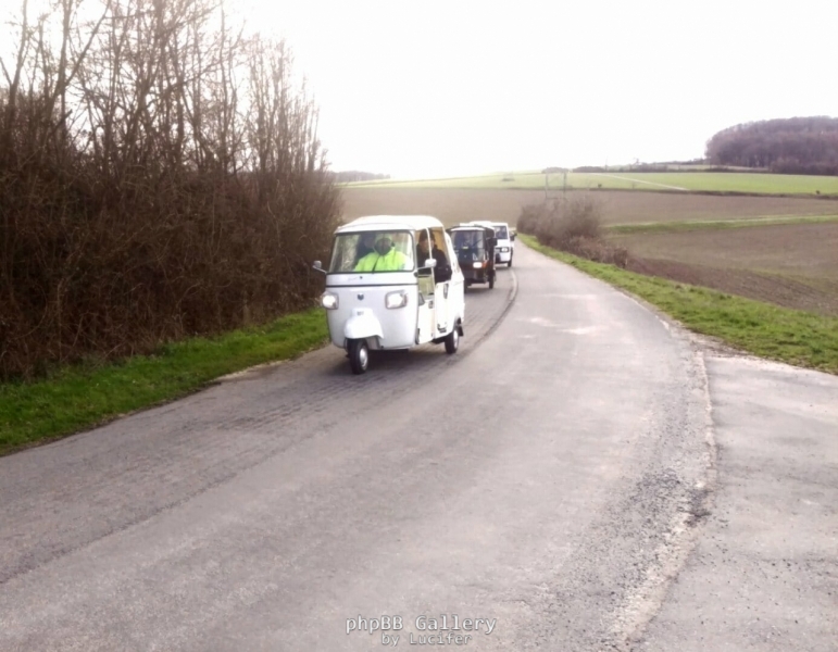 Bei der Aus Fahrt
